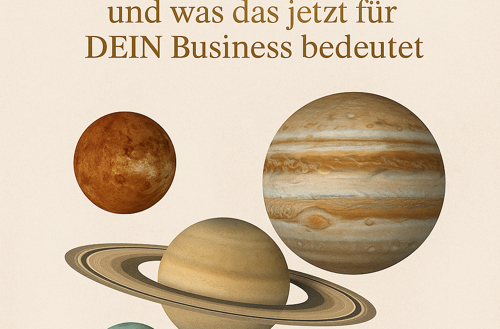 5 Planeten rückläufig und was es für dein Business bedeutet