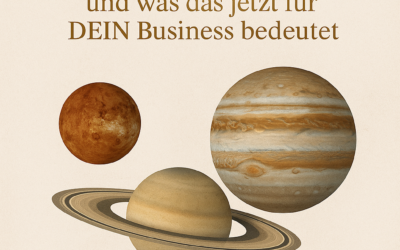 5 Planeten rückläufig und was es für dein Business bedeutet